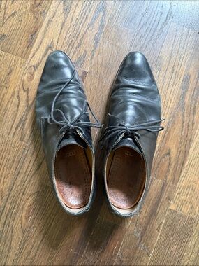 Everlane Black Leather Oxford Shoes